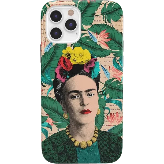 Find Your Muse | Frida Kahlo Portrait Floral Case iPhone Case get.casely Classic iPhone 12 Pro Max