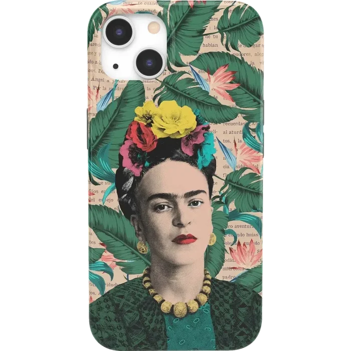 Find Your Muse | Frida Kahlo Portrait Floral Case iPhone Case get.casely Classic iPhone 13 Mini