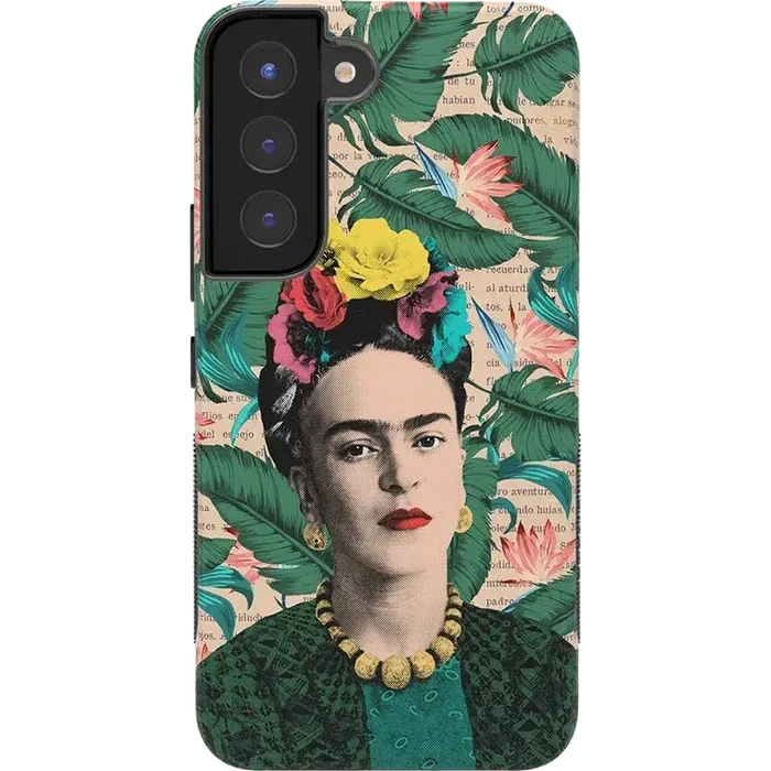 Find Your Muse | Frida Kahlo Portrait Samsung Case Samsung Case get.casely Bold Galaxy S22