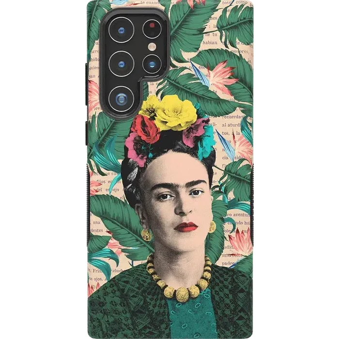 Find Your Muse | Frida Kahlo Portrait Samsung Case Samsung Case get.casely Bold Galaxy S22 Ultra