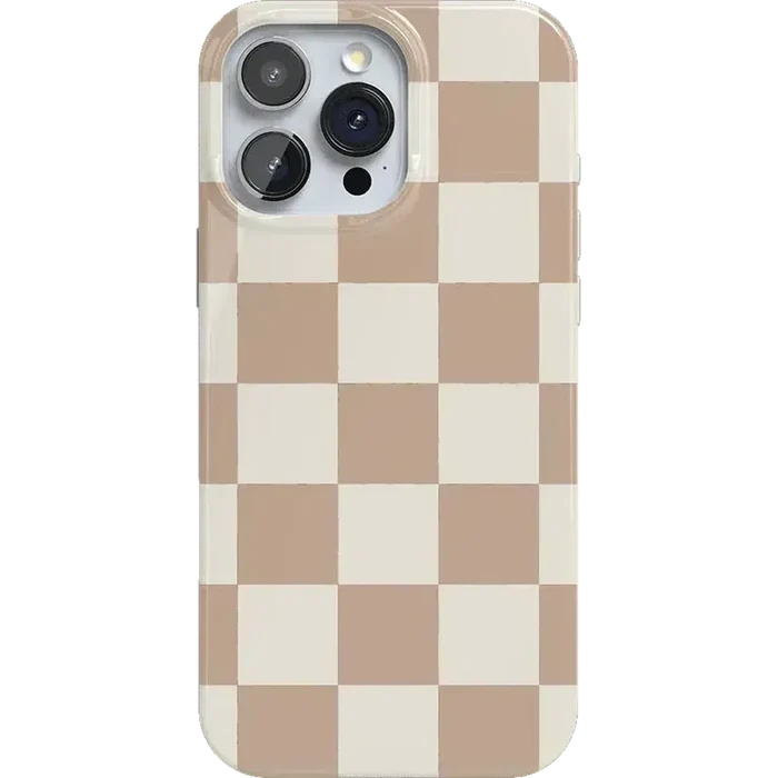 Fit Check | Neutral Checkerboard Case iPhone Case get.casely Classic + MagSafe® iPhone 16 Pro Max