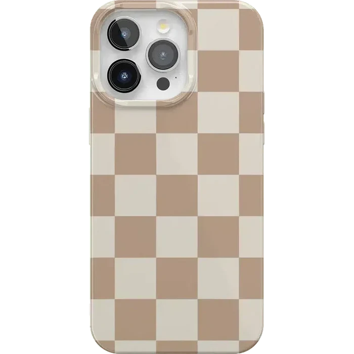 Fit Check | Neutral Checkerboard Case iPhone Case get.casely Classic + MagSafe® iPhone 15 Pro