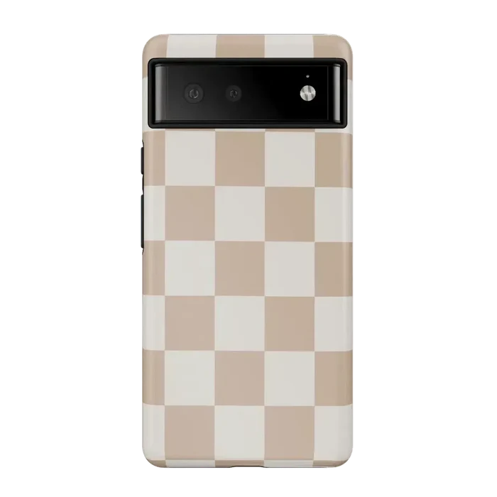 Fit Check | Neutral Checkerboard Google Pixel Case Google Pixel Case Casetry Essential Google Pixel 6