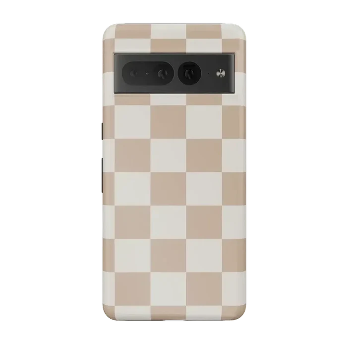 Fit Check | Neutral Checkerboard Google Pixel Case Google Pixel Case Casetry Essential Google Pixel 7 Pro