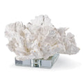 Flower Coral On Crystal Base (White) - Decorative Objects - The Well Appointed House