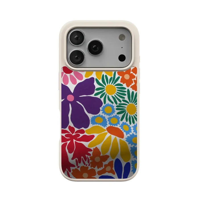 Flower Patch | Multi-Color Floral Case iPhone Case get.casely Align Reflect + MagSafe® iPhone 18 Pro