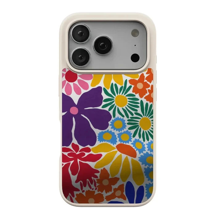 Flower Patch | Multi-Color Floral Case iPhone Case get.casely Align Reflect + MagSafe® iPhone 18 Pro Max