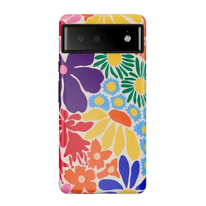 Flower Patch | Multi-Color Floral Google Pixel Case Google Pixel Case Casetry Essential Google Pixel 6