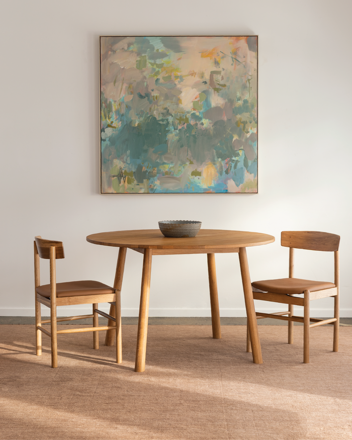 Forest 03 Cognac Full Grain Leather Dining Chair