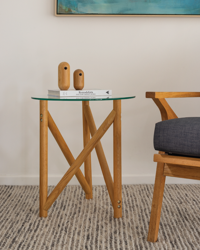 Forest Glass Side Table - Final Stock