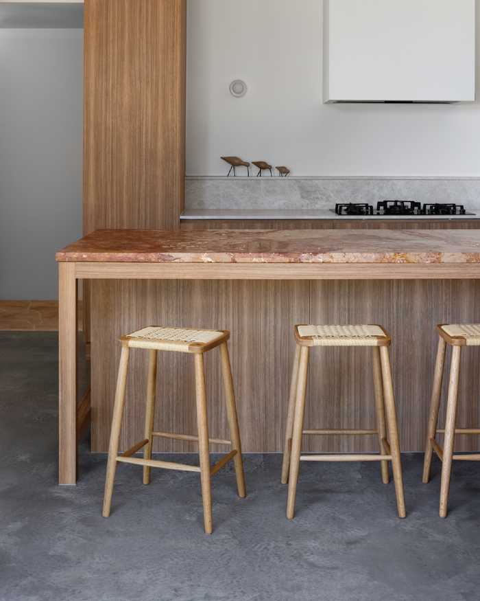 Forest Paper Cord Counter Stool