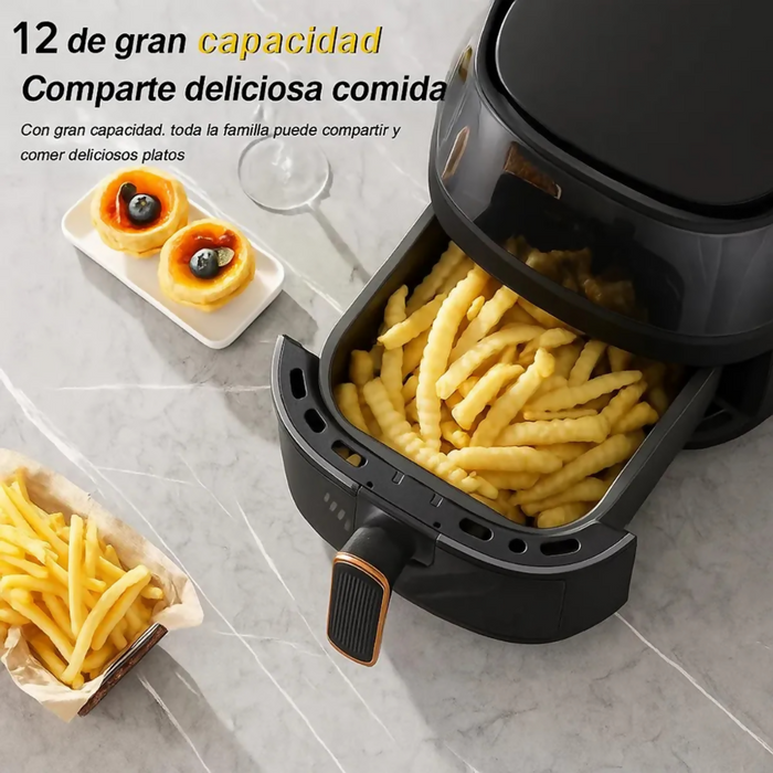 FREIDORA DE AIRE 12 LITROS XHOME 2400W PANTALLA TÁCTIL DIGITAL