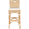 Contemporary Rattan Bar Stool in Natural - Bar & Counter Stools - The Well Appointed House
