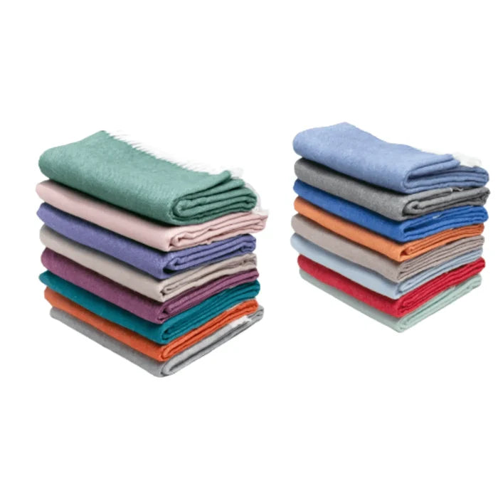 Fringed Herringbone Throw - Throw Blankets - The Well Appointed House