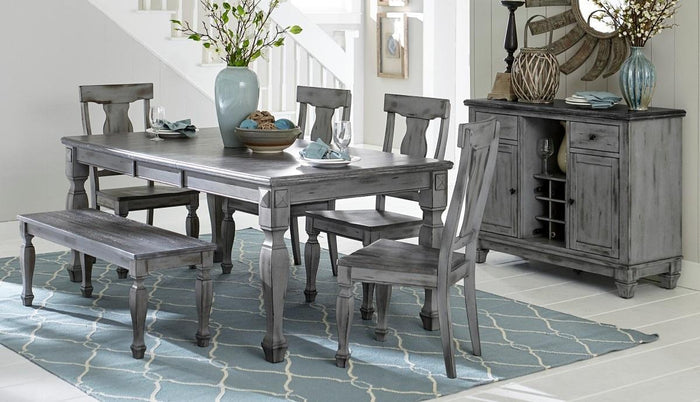 Fulbright 48"Bench in Gray 5520-13 - Furniture World SW (WA)