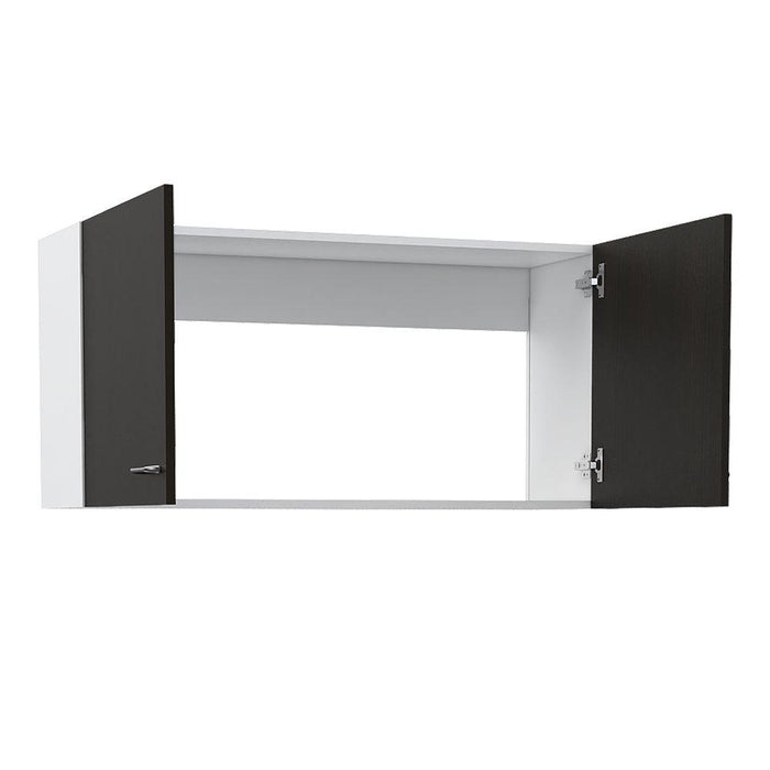 GABINETE SUPERIOR CANTABRIA, BLANCO Y WENGUE, CON DOS PUERTAS BATIENTES