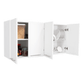 GABINETE SUPERIOR FRELLO 120, BLANCO NEVADO, CON CUATRO PUERTAS BATIENTES  ZF