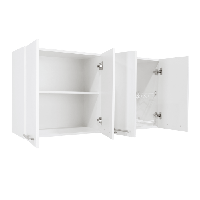 GABINETE SUPERIOR FRELLO 120, BLANCO NEVADO, CON CUATRO PUERTAS BATIENTES  ZF