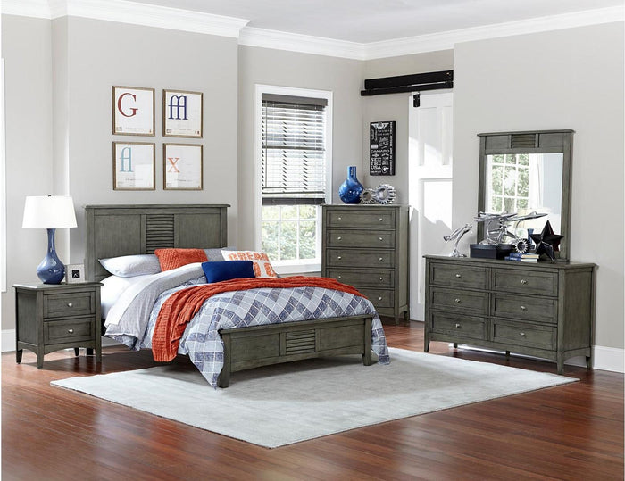 Garcia 2 Drawer Nightstand in Gray 2046-4 - Furniture World SW (WA)