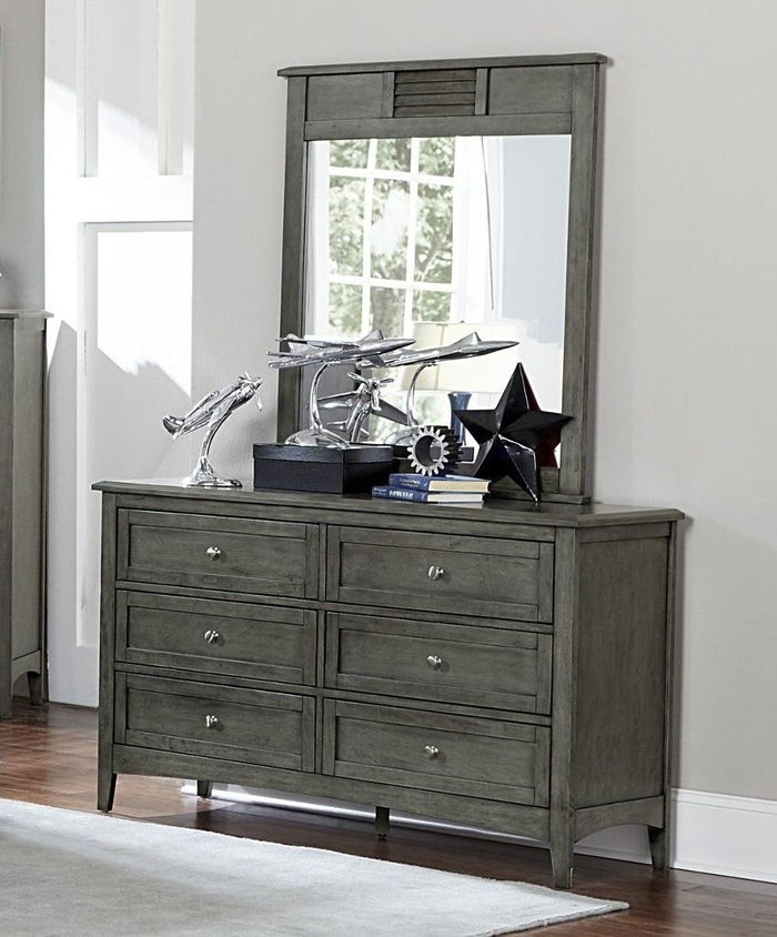 Garcia Mirror in Gray 2046-6 - Furniture World SW (WA)