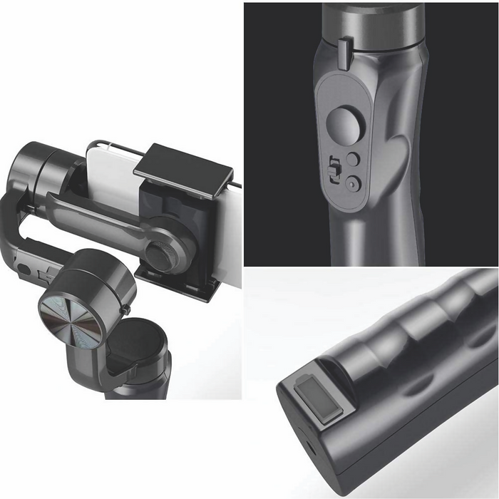 GIMBAL ESTABILIZADOR PARA VIDEOS CON CELULAR DE 3 EJES NEGRO