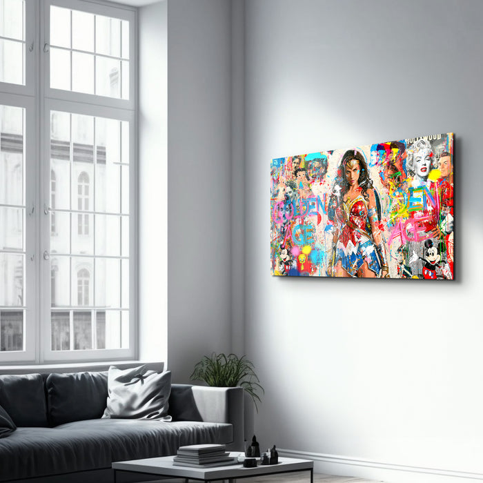 Golden Age V2 by Mr. Pablo Costa | Glass Wall Art
