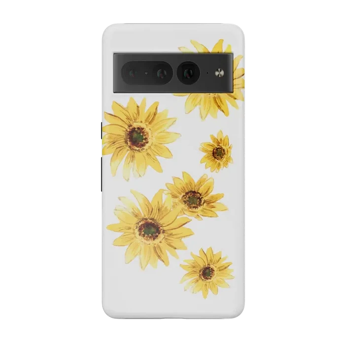 Golden Garden | Yellow Sunflower Floral Google Pixel Case Google Pixel Case Casetry Essential Google Pixel 7 Pro