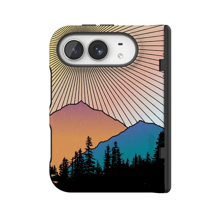 Golden Hour | Mountain Sunset Case iPhone Case get.casely Bold Flex + MagSafe® iPhone Duo