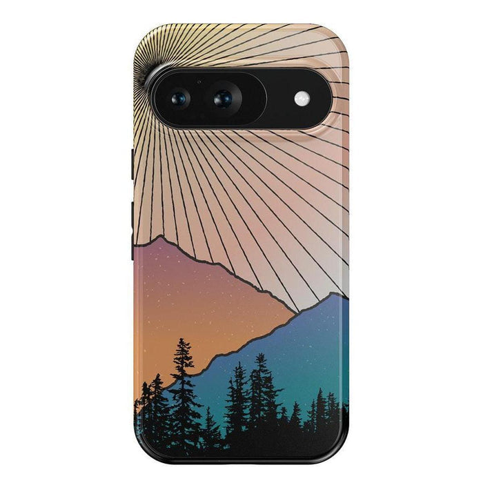 Golden Hour | Mountain Sunset Google Pixel Case Google Pixel Case Casetry Essential Google Pixel 9