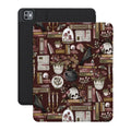 Gothic Noir | Spooky Bookshelf iPad Case - iPad Pro 13" (M4, 2024)