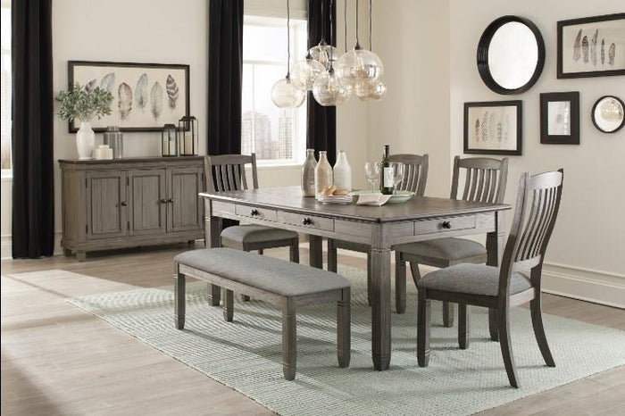 Granby Bench in Antique Gray 5627GY-13 - Furniture World SW (WA)