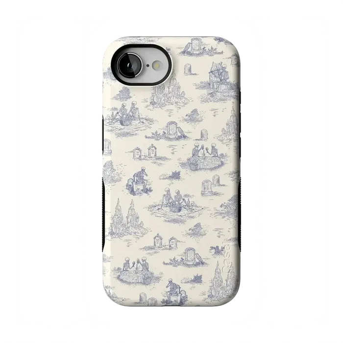 Graveyard Gathering | Skeleton Picnic Case Phone Case get.casely Bold Flex + MagSafe® iPhone 17e