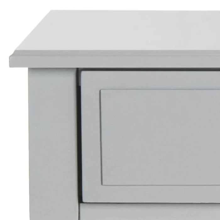 Grey Two Drawer Nightstand - Nightstands & Chests - The Well Appointed House