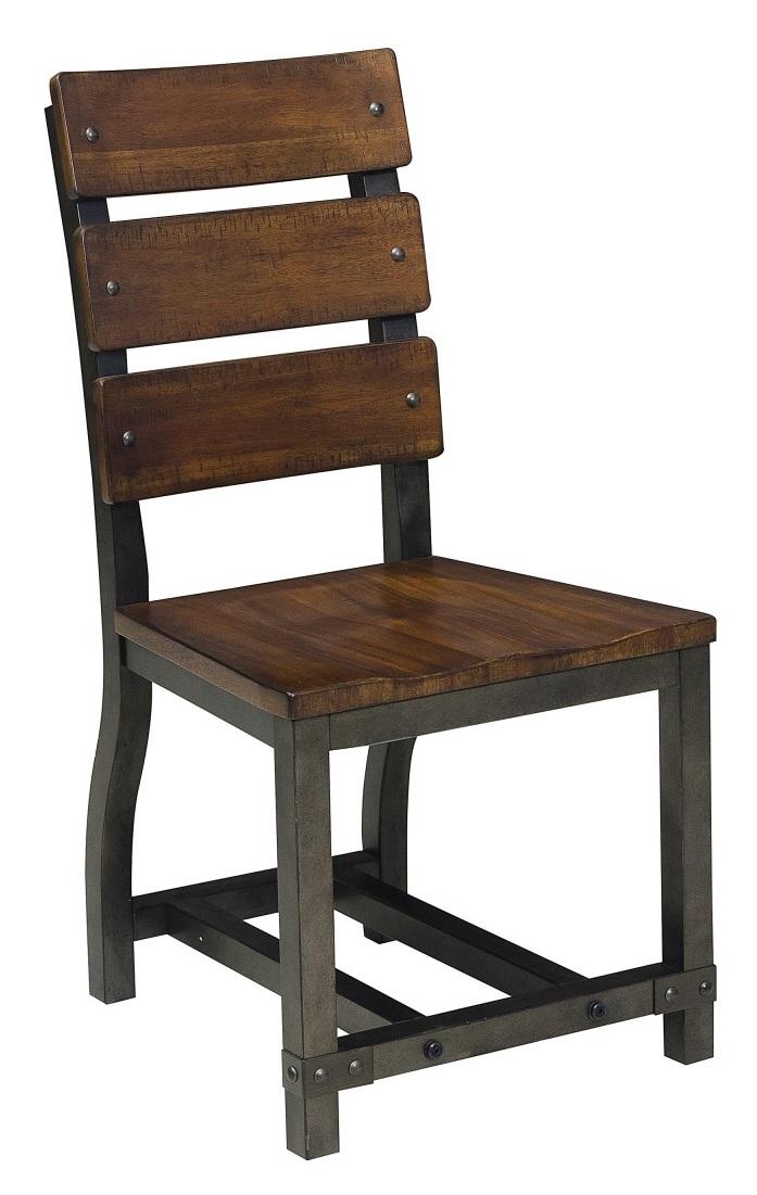Holverson Side Chair in Rustic Brown (Set of 2) - Furniture World SW (WA)