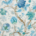 Indian Arbre Wallpaper in Peacock and Emerald - The Well Appointed