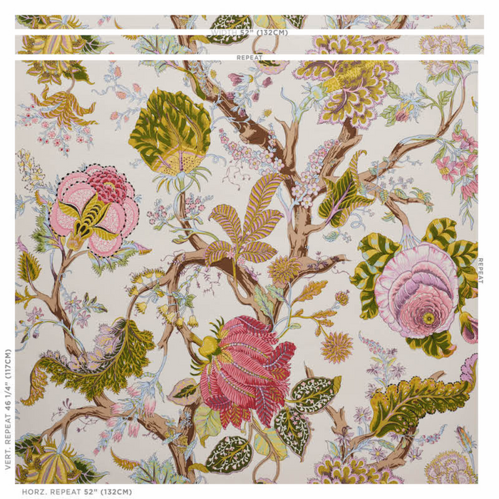 Indian Arbre Wallpaper in Spring - The Well Appointed
