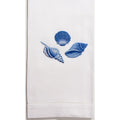 Set of 2 Indigo Shells Beach House Cotton Hand Towels - Hand Towels - The Well Appointed House