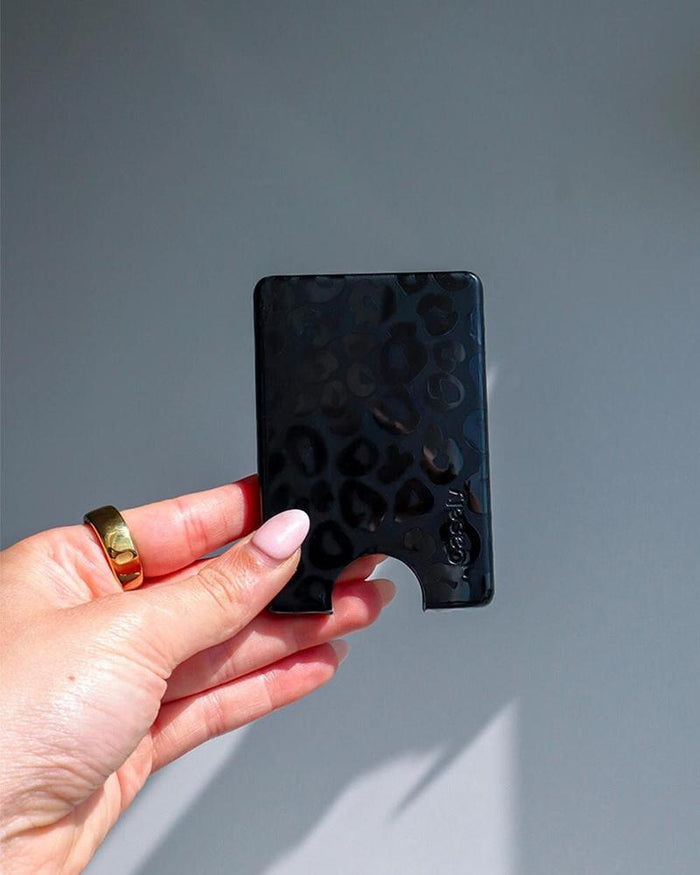 Into the Wild | Black Leopard MagWallet
