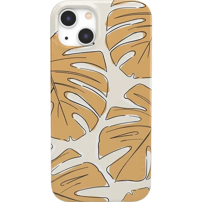 Island Time | Tropical Leaves Floral Case iPhone Case get.casely Classic iPhone 13 Mini