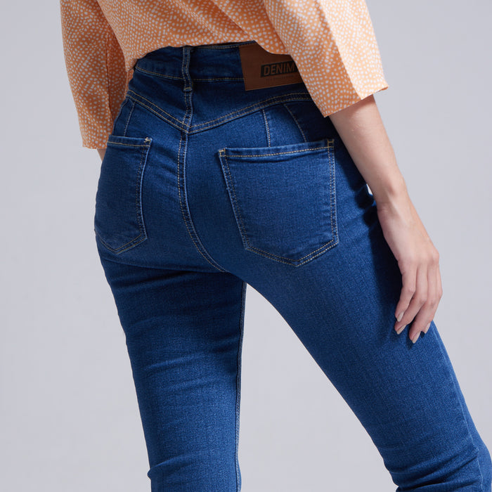 JEAN PUSH UP TONO AZUL OSCURO 40160306