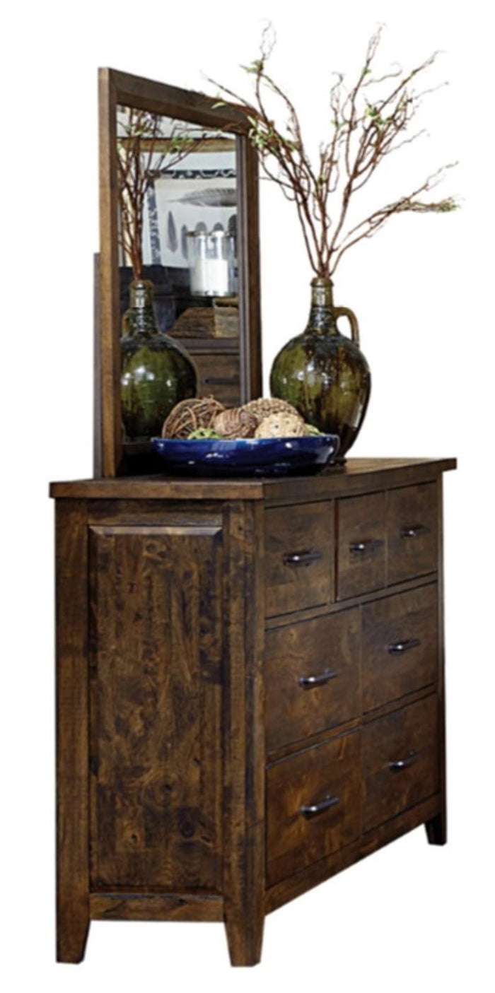 Jerrick Mirror in Burnished Brown 1957-6 - Furniture World SW (WA)