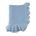 Jersey Knit Ruffle Baby Blanket - Baby Gifts - The Well Appointed House