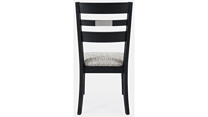 Jofran Altamonte Ladderback Chair in Dark Charcoal (Set of 2) - Furniture World SW (WA)