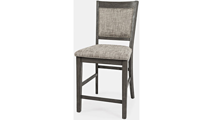 Jofran Altamonte Upholstered Counter Stool in Brushed Grey (Set of 2) - Furniture World SW (WA)