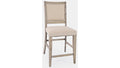 Jofran Fairview Counter Stool in Ash/Cream (Set of 2) image