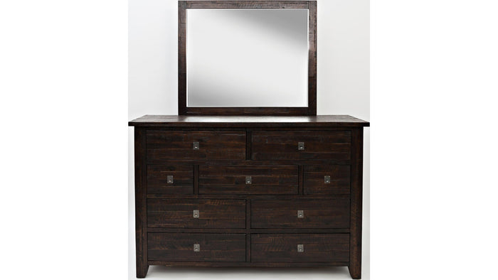 Jofran Kona Grove Mirror in Deep Chocolate - Furniture World SW (WA)