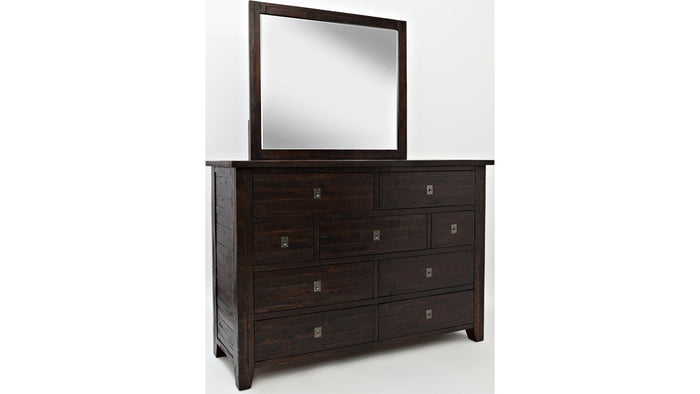 Jofran Kona Grove Mirror in Deep Chocolate - Furniture World SW (WA)