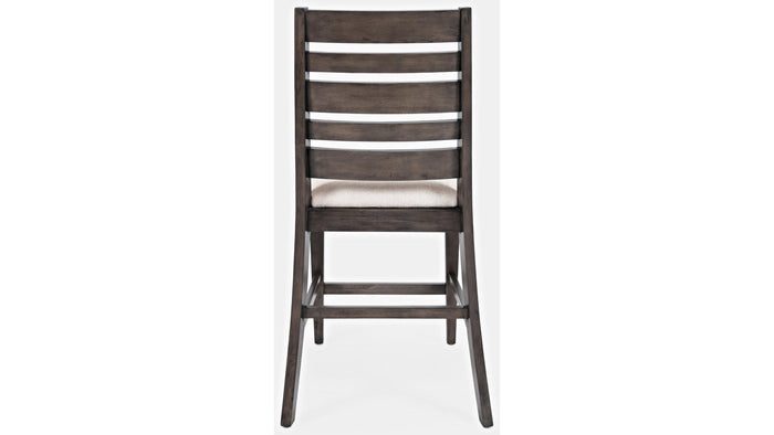 Jofran Lincoln Square Ladderback Stool in Cream/Dark Espresso (Set of 2) - Furniture World SW (WA)