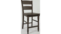 Jofran Madison County Ladderback Counter Stool in Barnwood (Set of 2) image