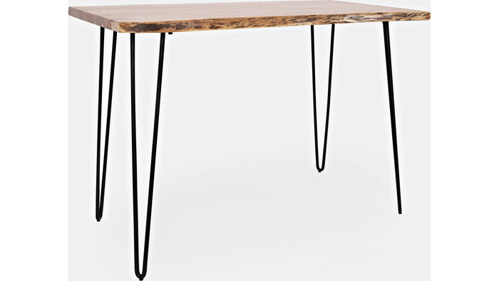 Jofran Nature's Edge 52" Live Edge Counter Height Table in Natural - Furniture World SW (WA)